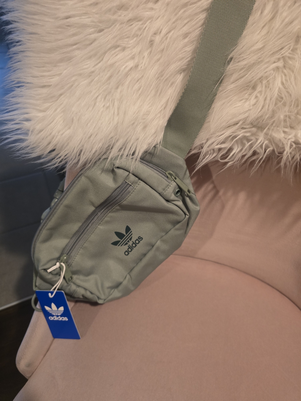 adidas Originals Sage Green Crossbody Belt Bag